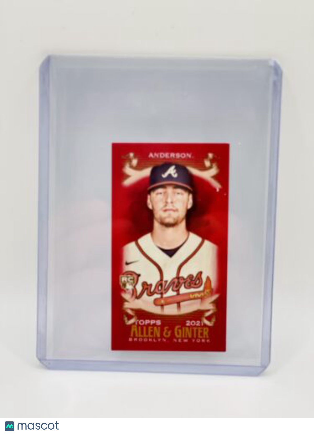 Ian Anderson 2022 Allen & Ginter Mini Red /5 RC Rookie Braves