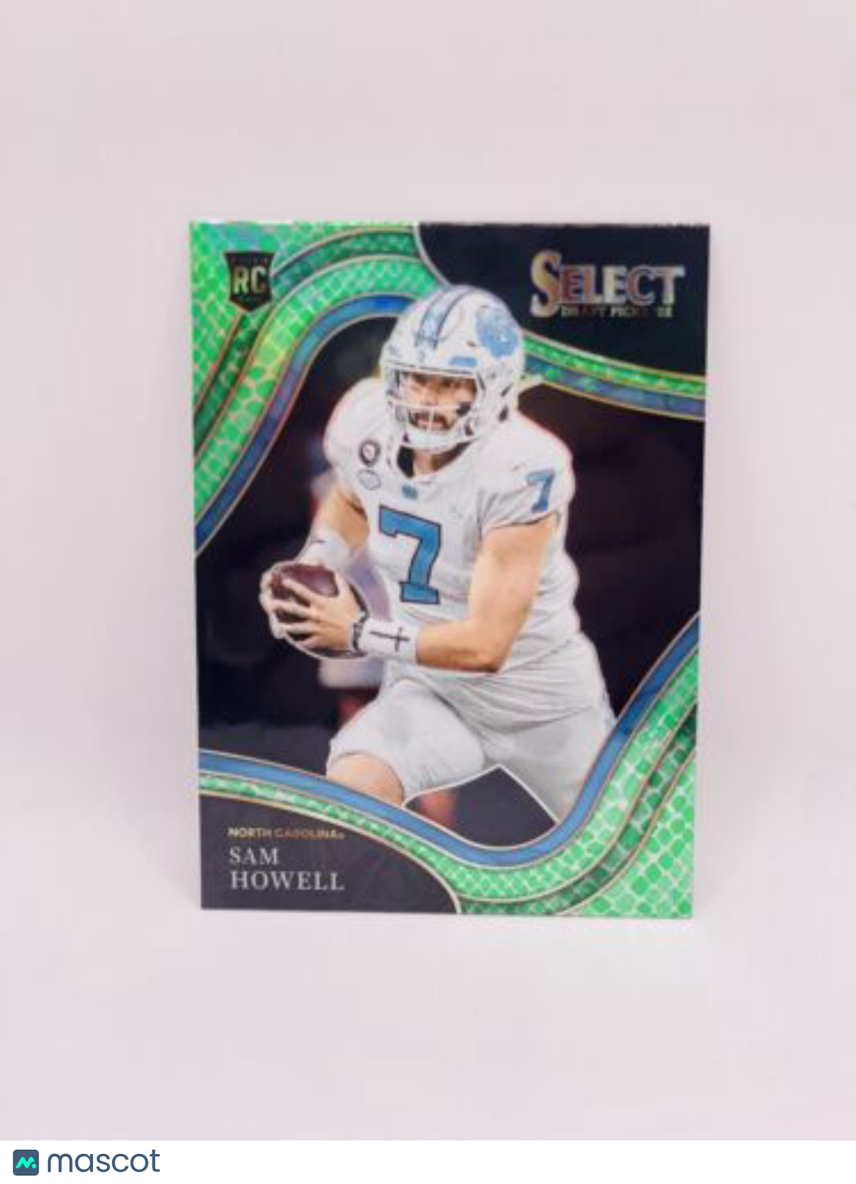 Sam Howell 2022 Panini Select Draft Picks Field Level Dragon Scale Prizm
