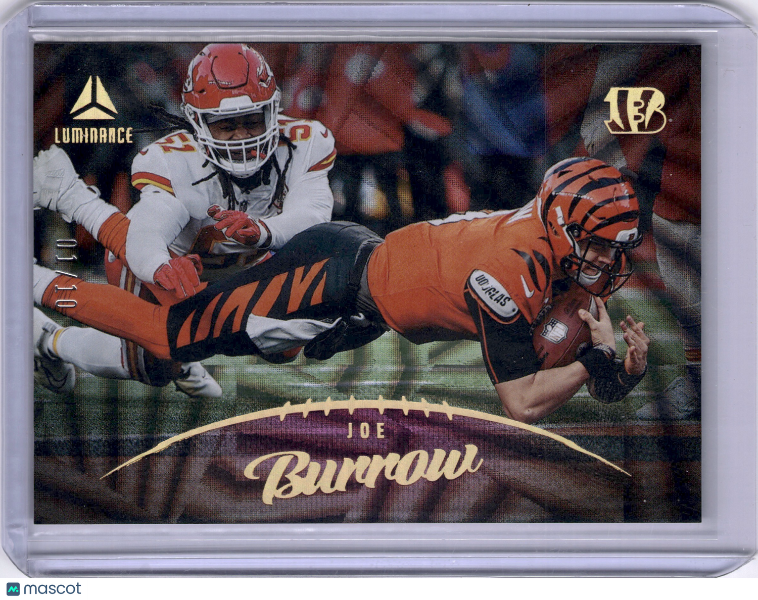 Joe Burrow 2023 Panini Luminance Pink 1/10 Bengles