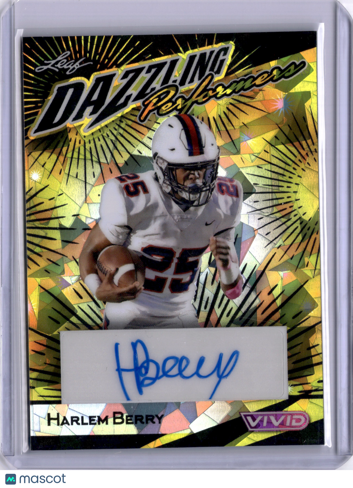 Harlem Berry 2024 Leaf Vivid Dazzling Performers Auto 1/5 LSU