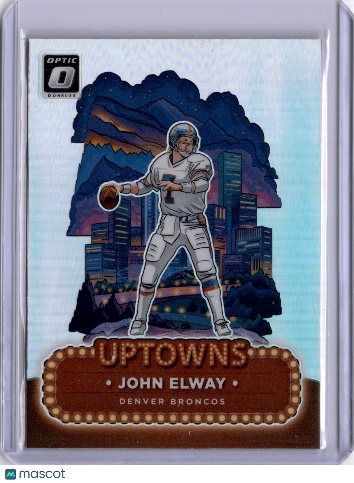 John Elway 2024 Panini Donruss Optic Uptowns Broncos HOF