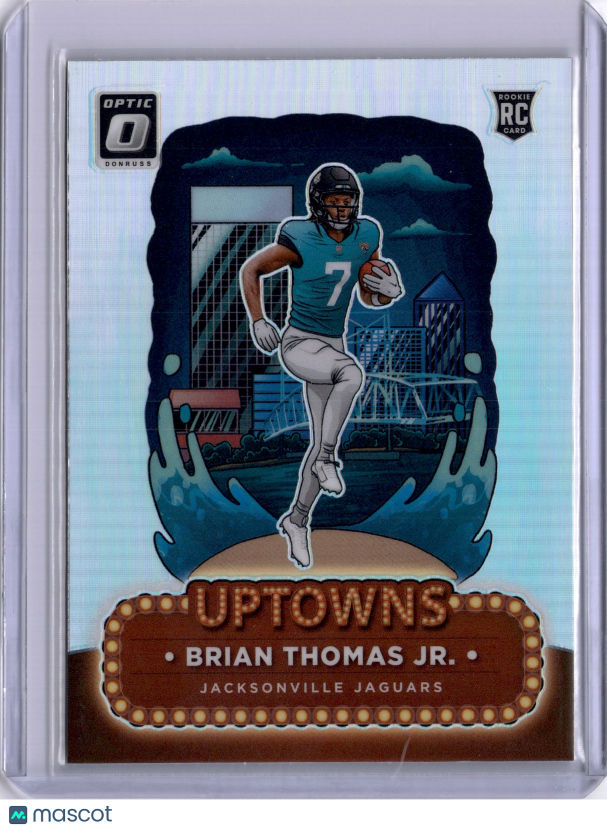 Brian Thomas Jr 2024 Panini Donruss Optic Uptowns Rookie RC Jaguars