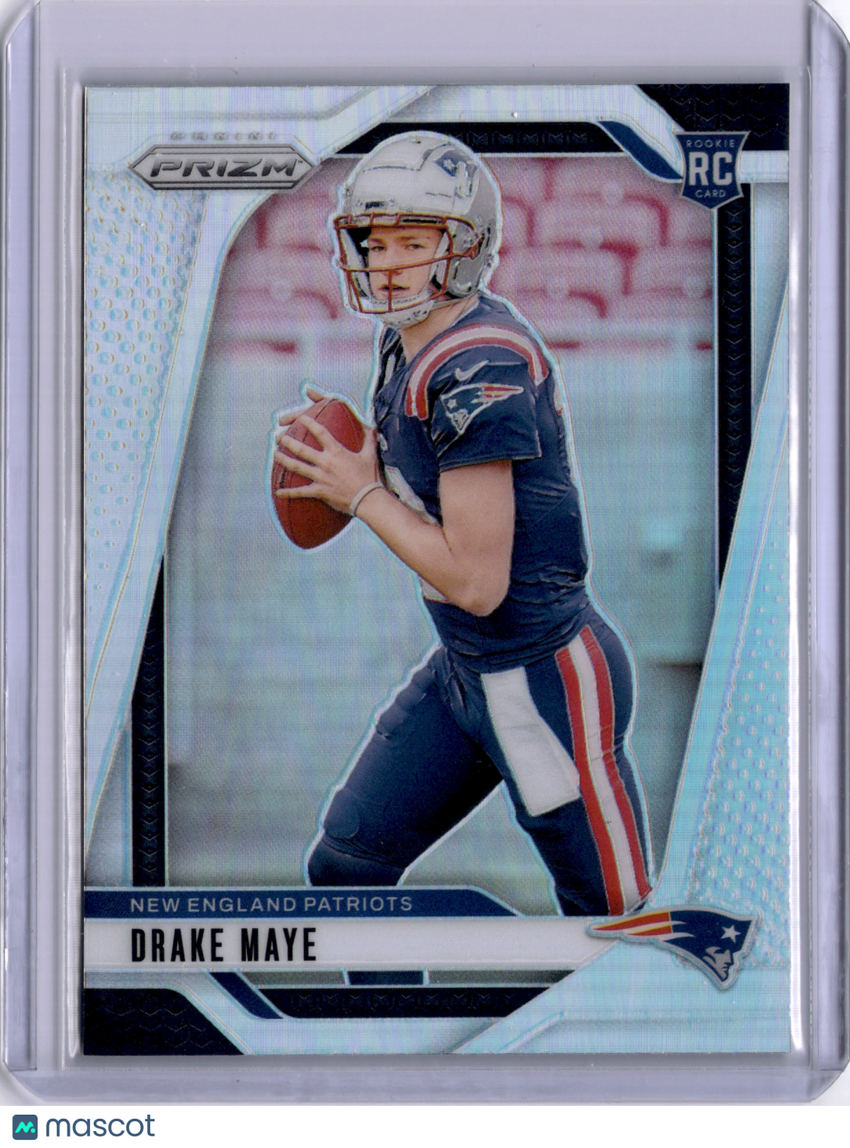 Drake Maye 2024 Panini Prizm Silver Rookie RC Patriots