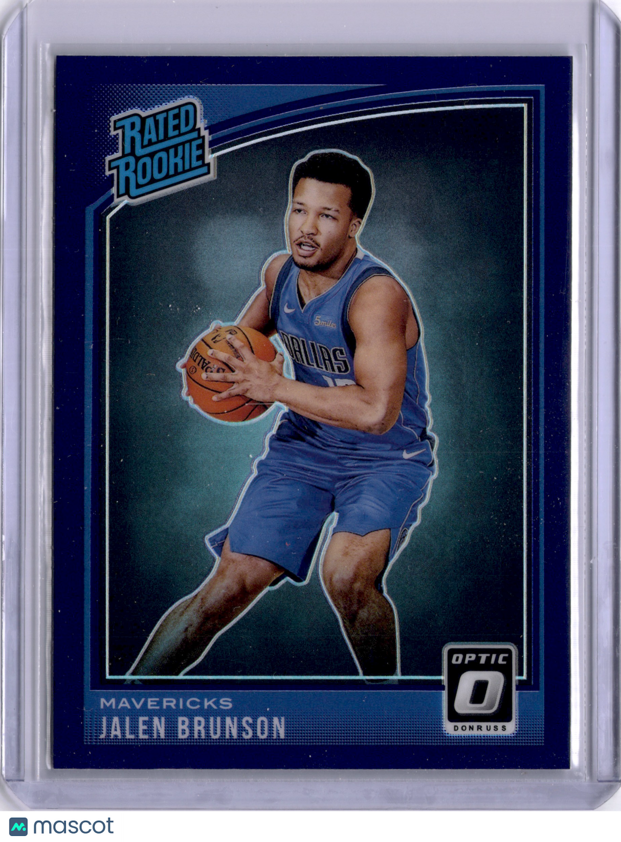 Jalen Brunson 2019 Panini Donruss Optic Purple Rookie RC Knicks
