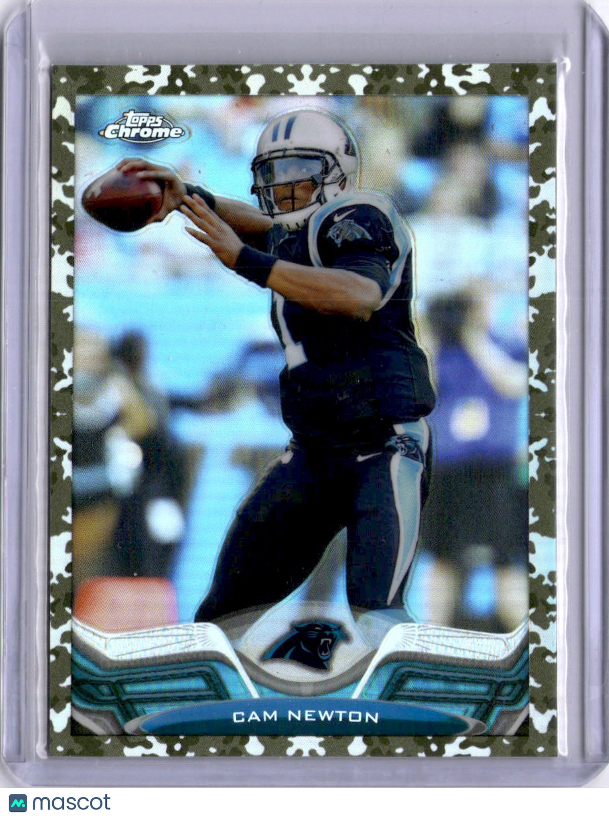 Cam Newton 2013 Topps Chrome Camo Refractor /499 Panthers