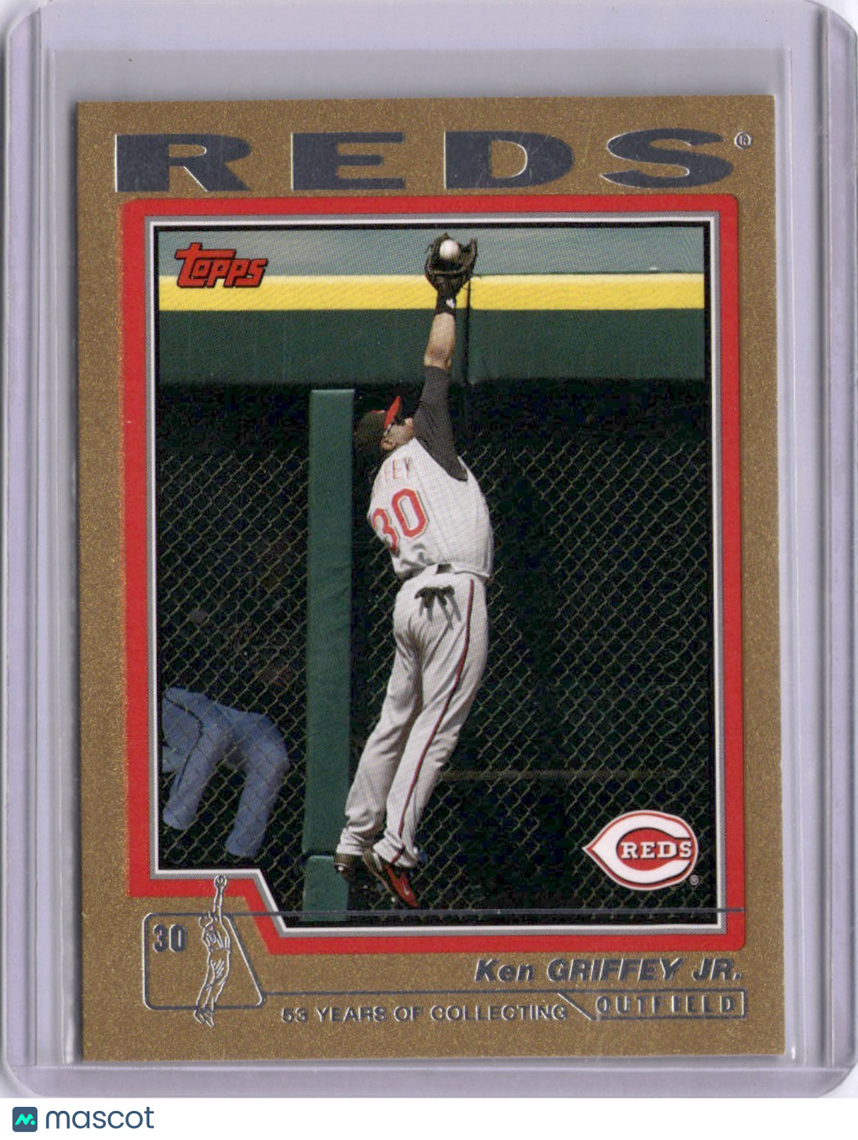 Ken Griffey Jr 2006 Topps Gold 210/2004 Reds HOF