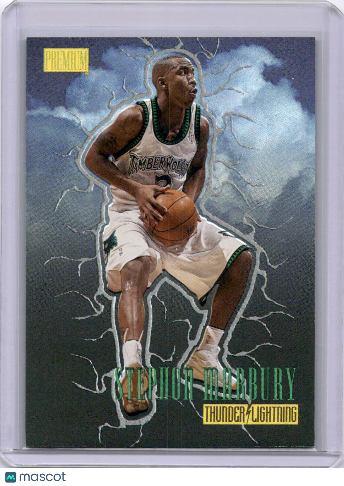 Stephon Marbury 1997-98 SkyBox Premium Thunder & Lightning Basketball