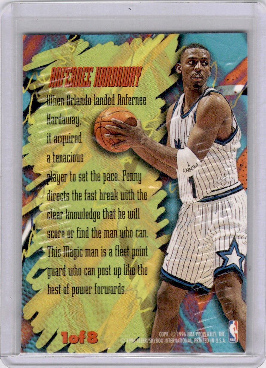 Anfernee Hardaway 1995-96 Fleer Metal Scoring Magnet Magic