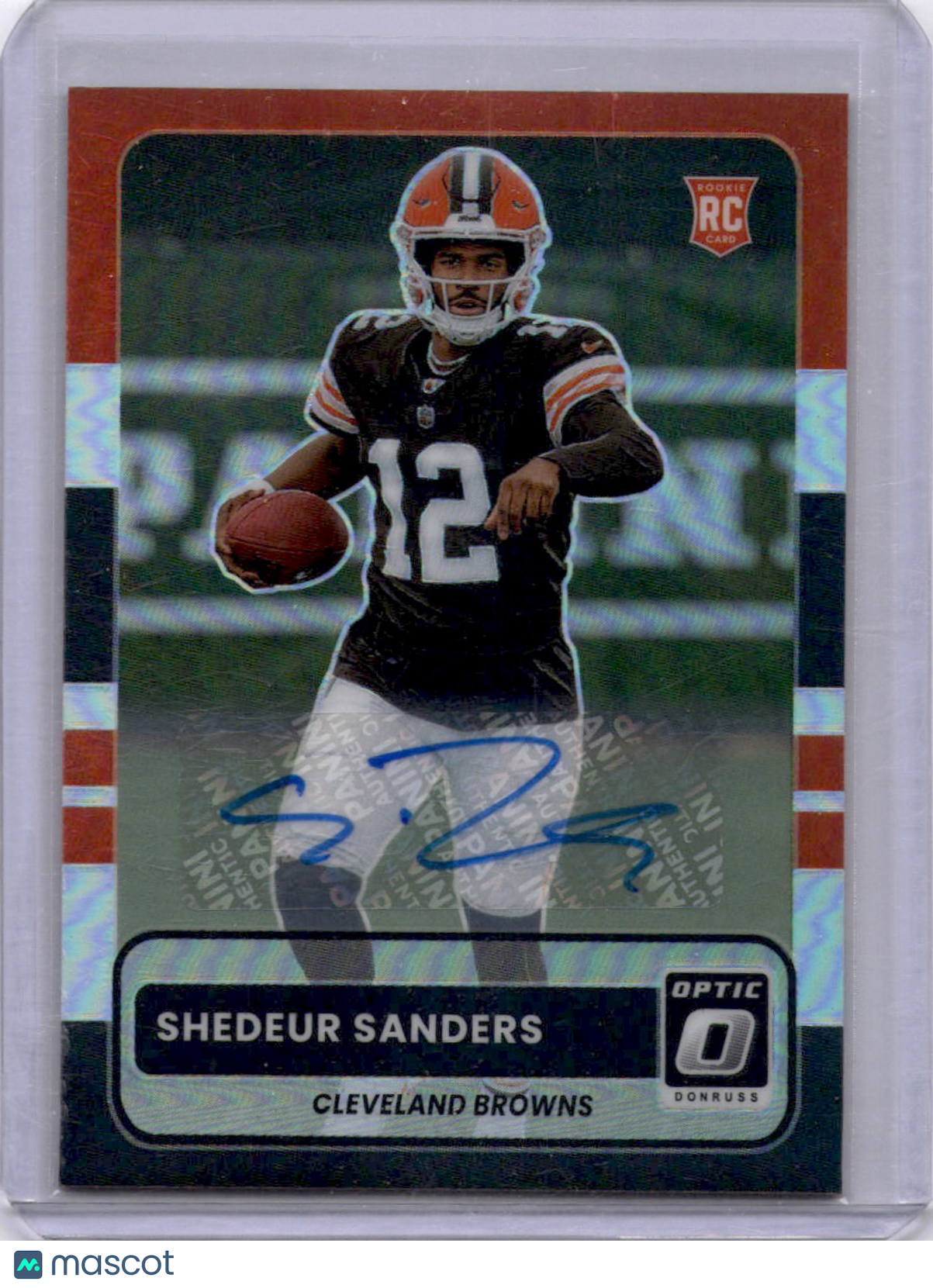 Shedeur Sanders 2025 Panini Donruss Optic 2015 Retro Rookie RC Auto Browns