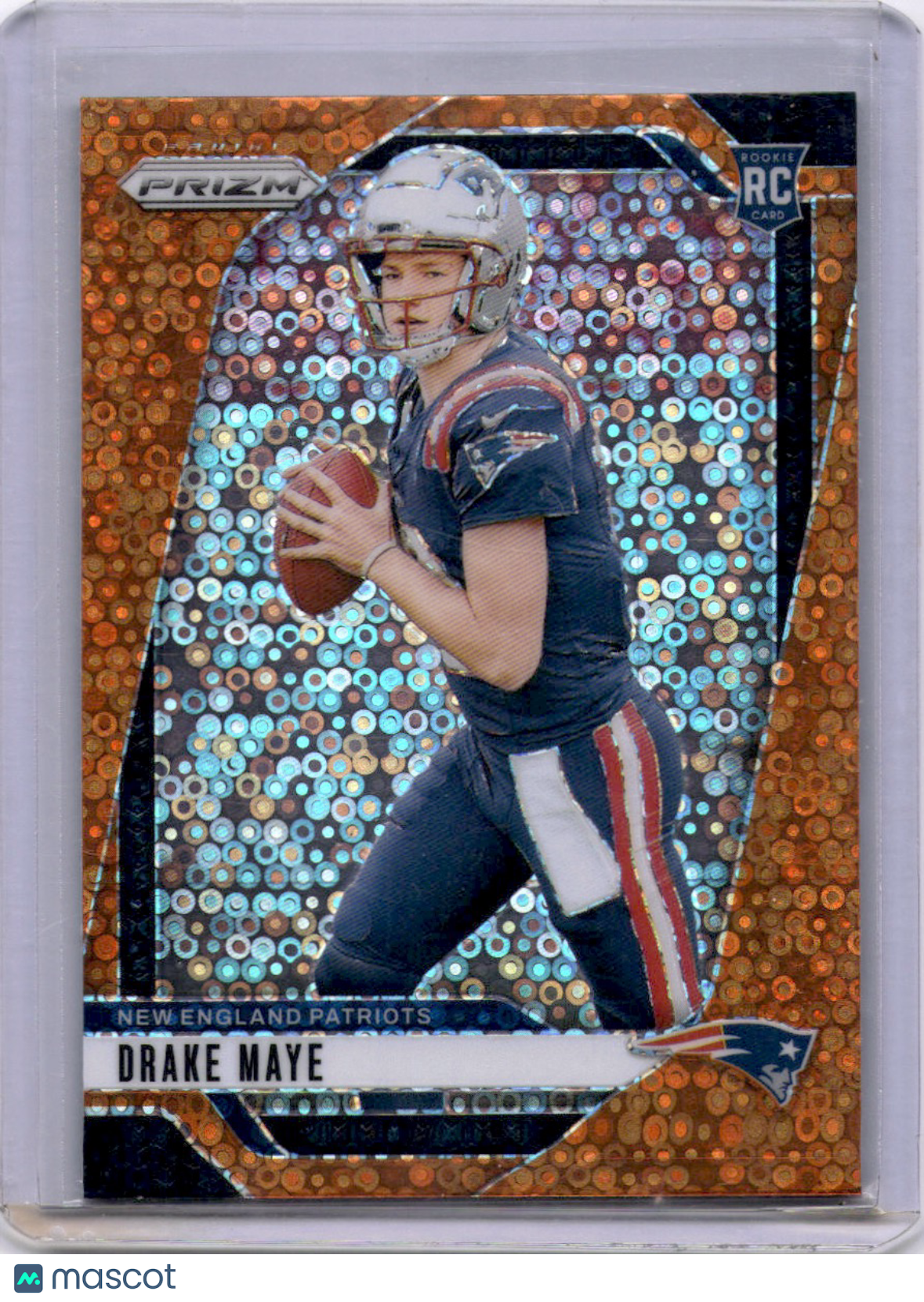 Drake Maye 2024 Panini Prizm Disco Rookie RC Patriots