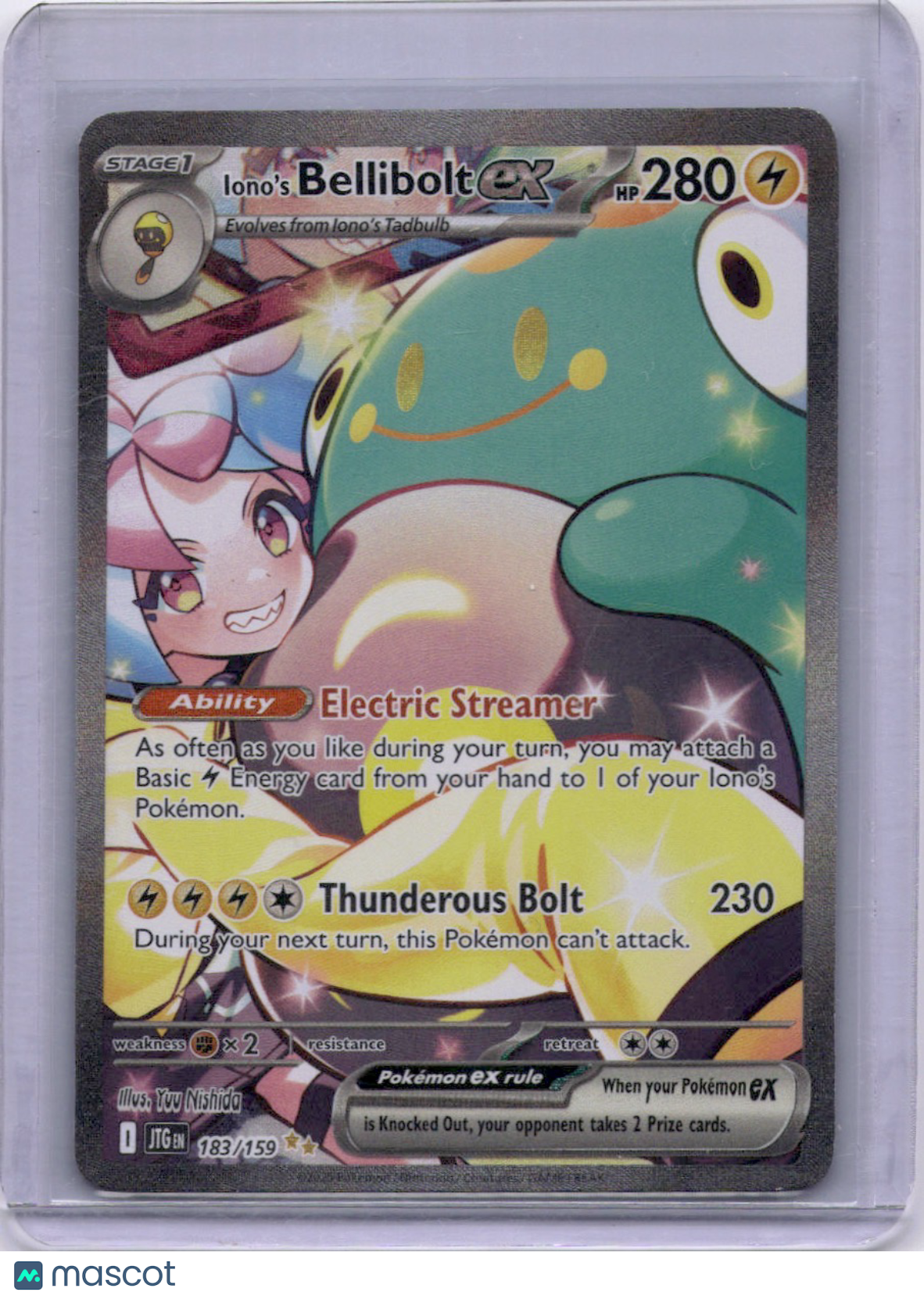 Iono's Bellibolt EX 2025 Scarlet & Violet Journey Together 183/159 SAR Full Art