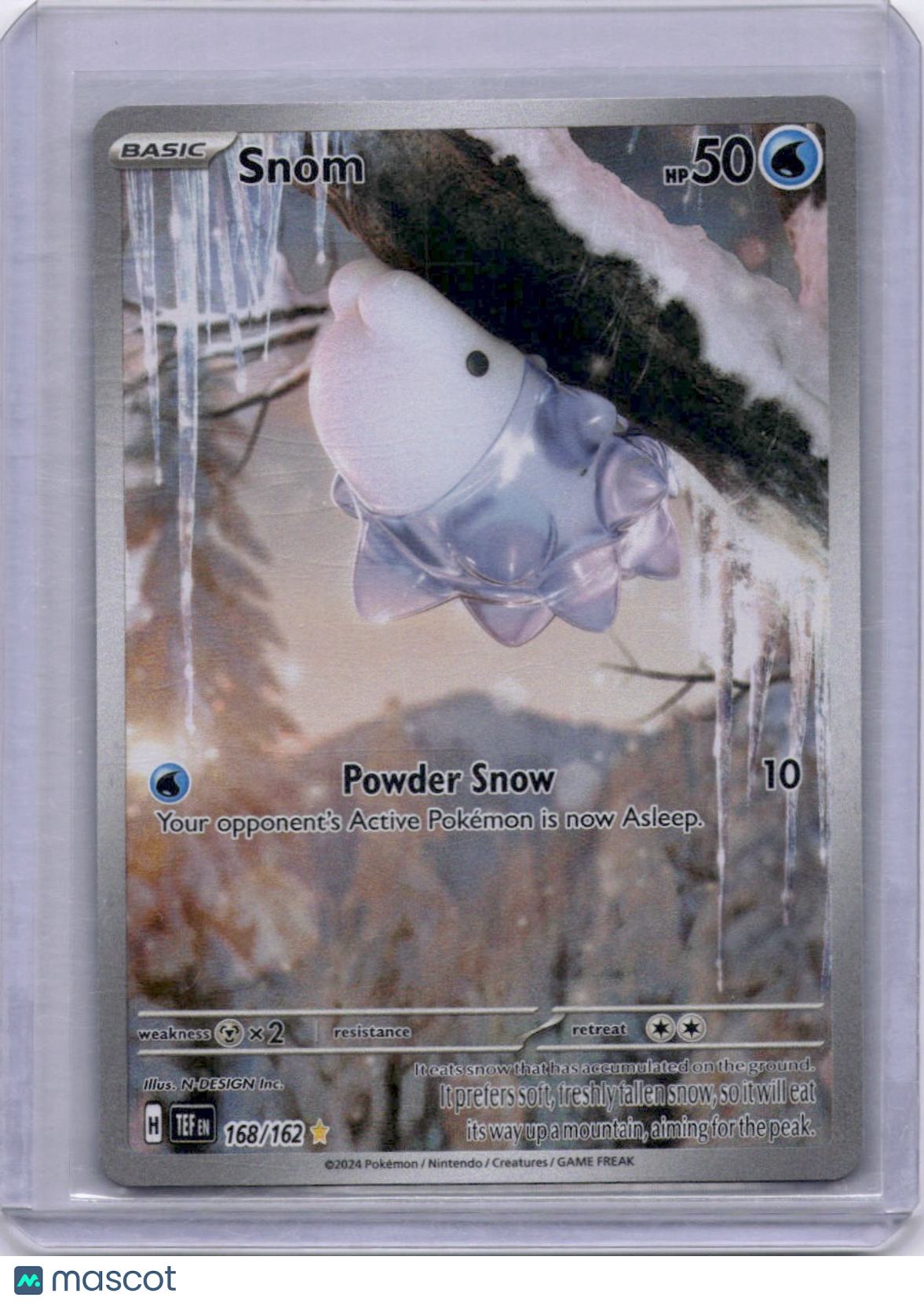 Snom 2024 Temporal Forces 168/162 Full Art Holo Pokemon TCG