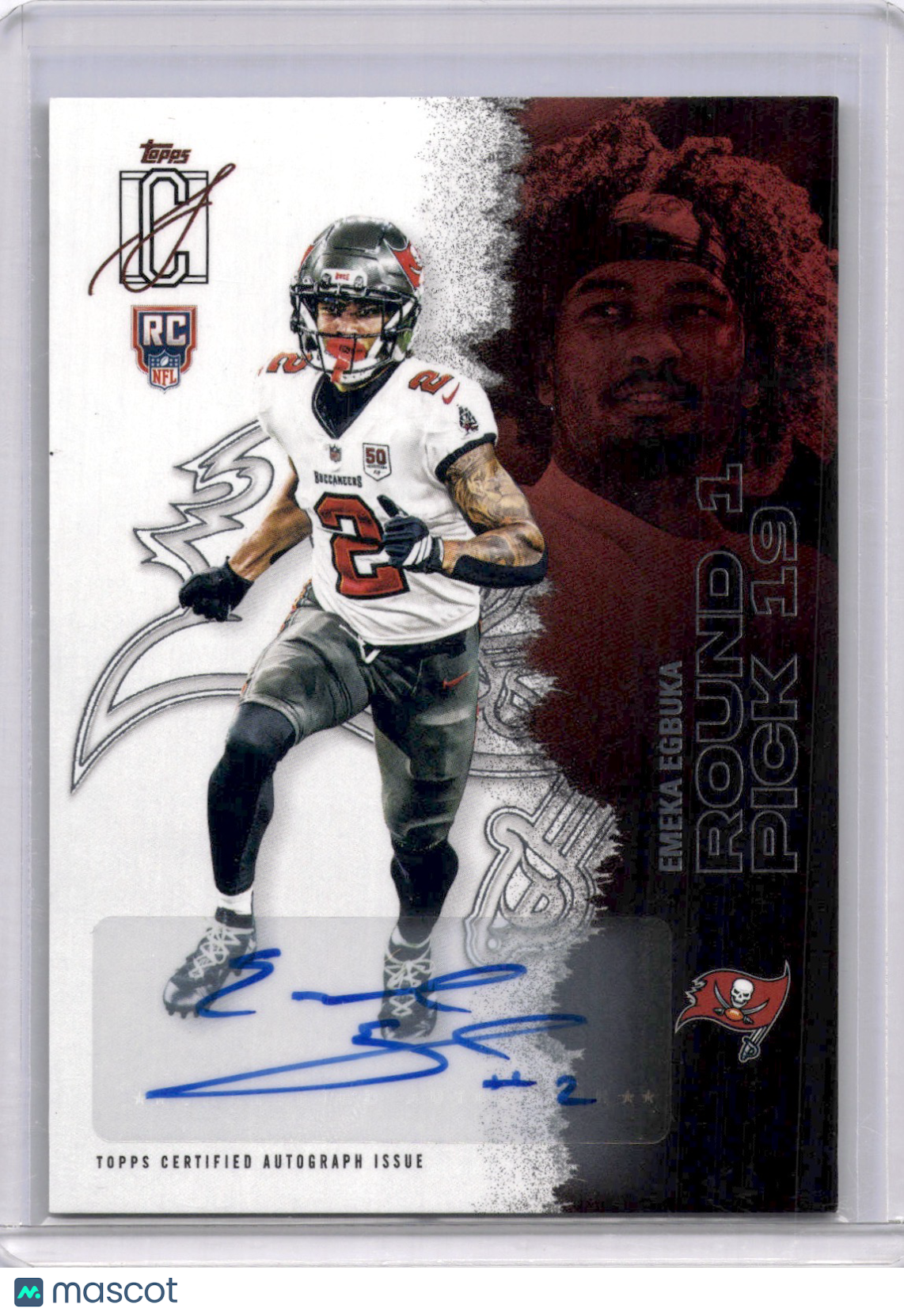 Emeka Egbuka 2025 Topps Signature Class Rookie RC Auto