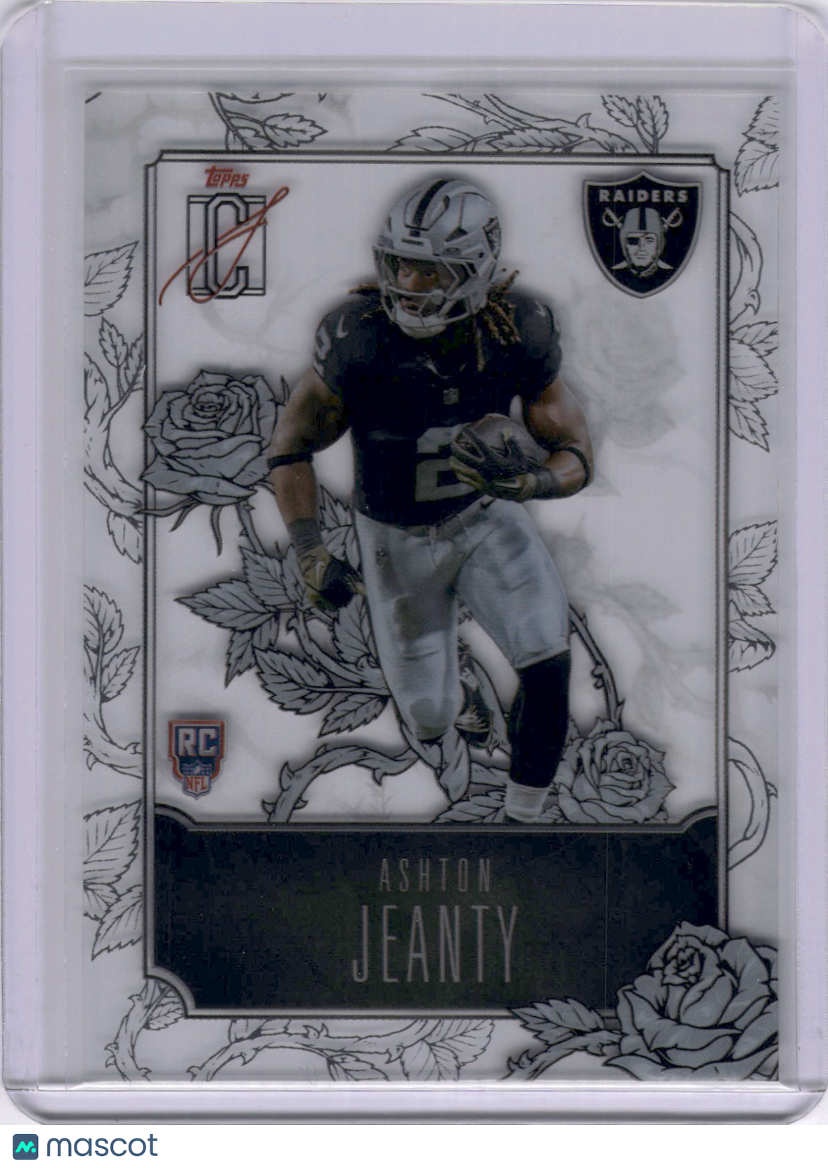 Ashton Jeanty 2025 Topps Signature Class Roses Rookie RC Acetate SP Case Hit