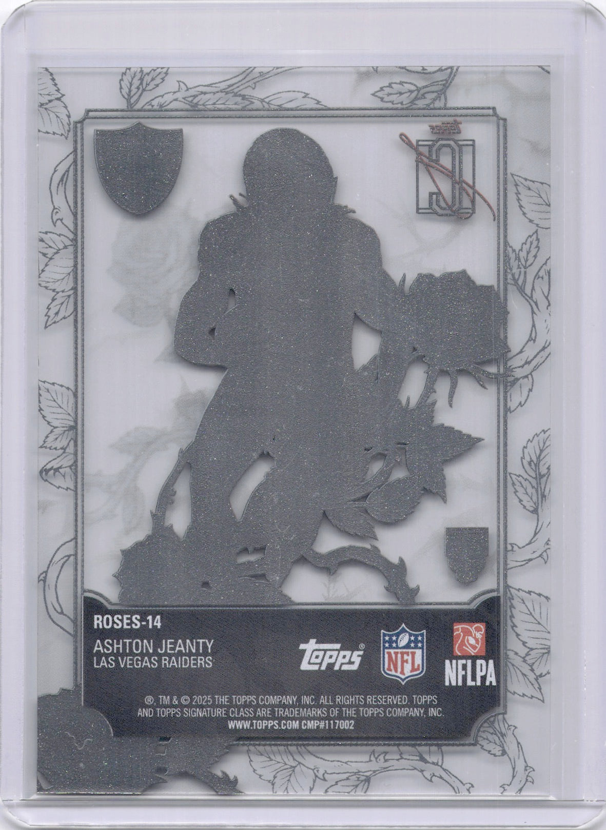 Ashton Jeanty 2025 Topps Signature Class Roses Rookie RC Acetate SP Case Hit