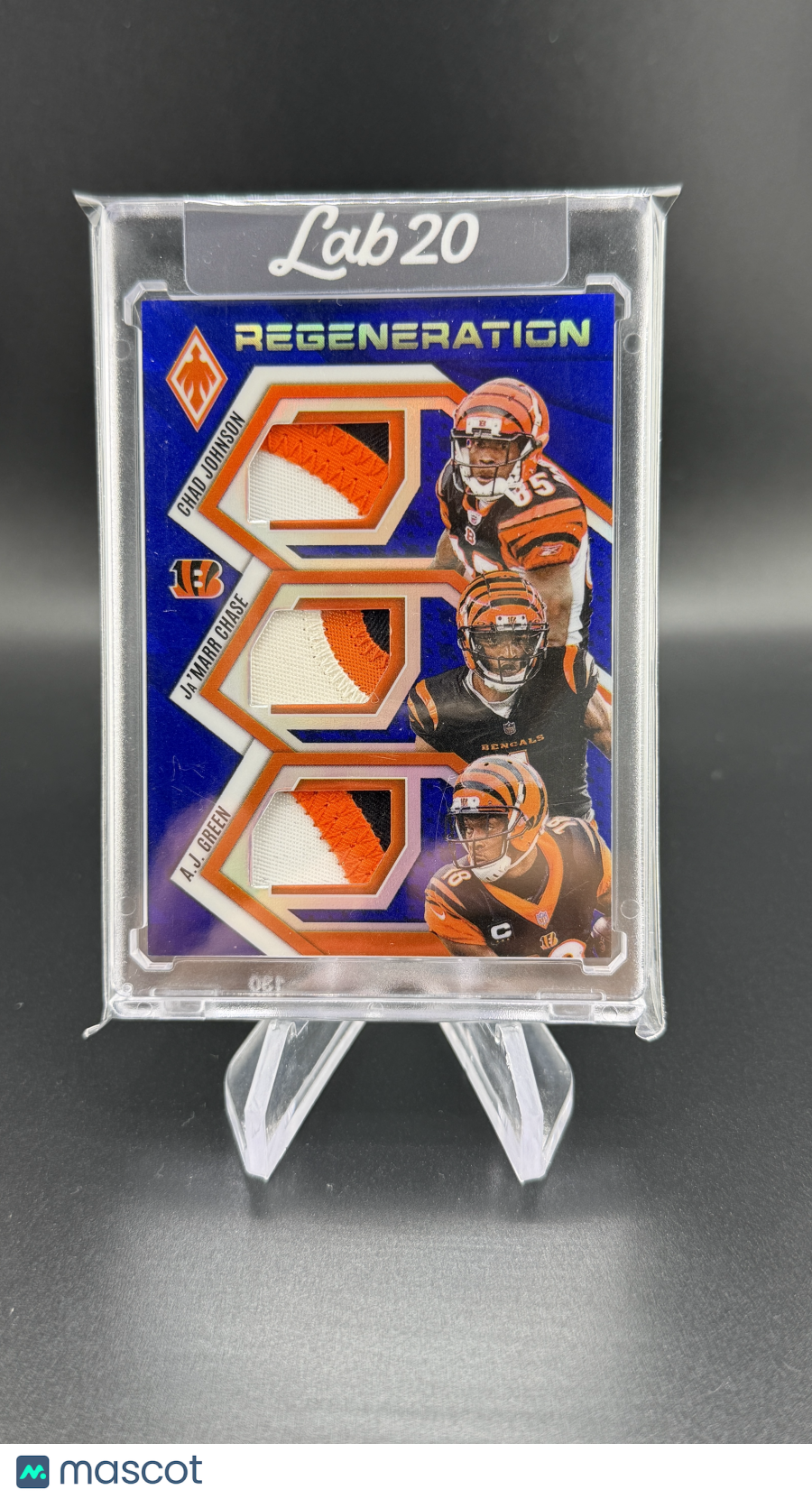 Chad Johnson Ja'Marr Chase A.J. Green 2025 Phoenix Triple Patch /199 Bengals