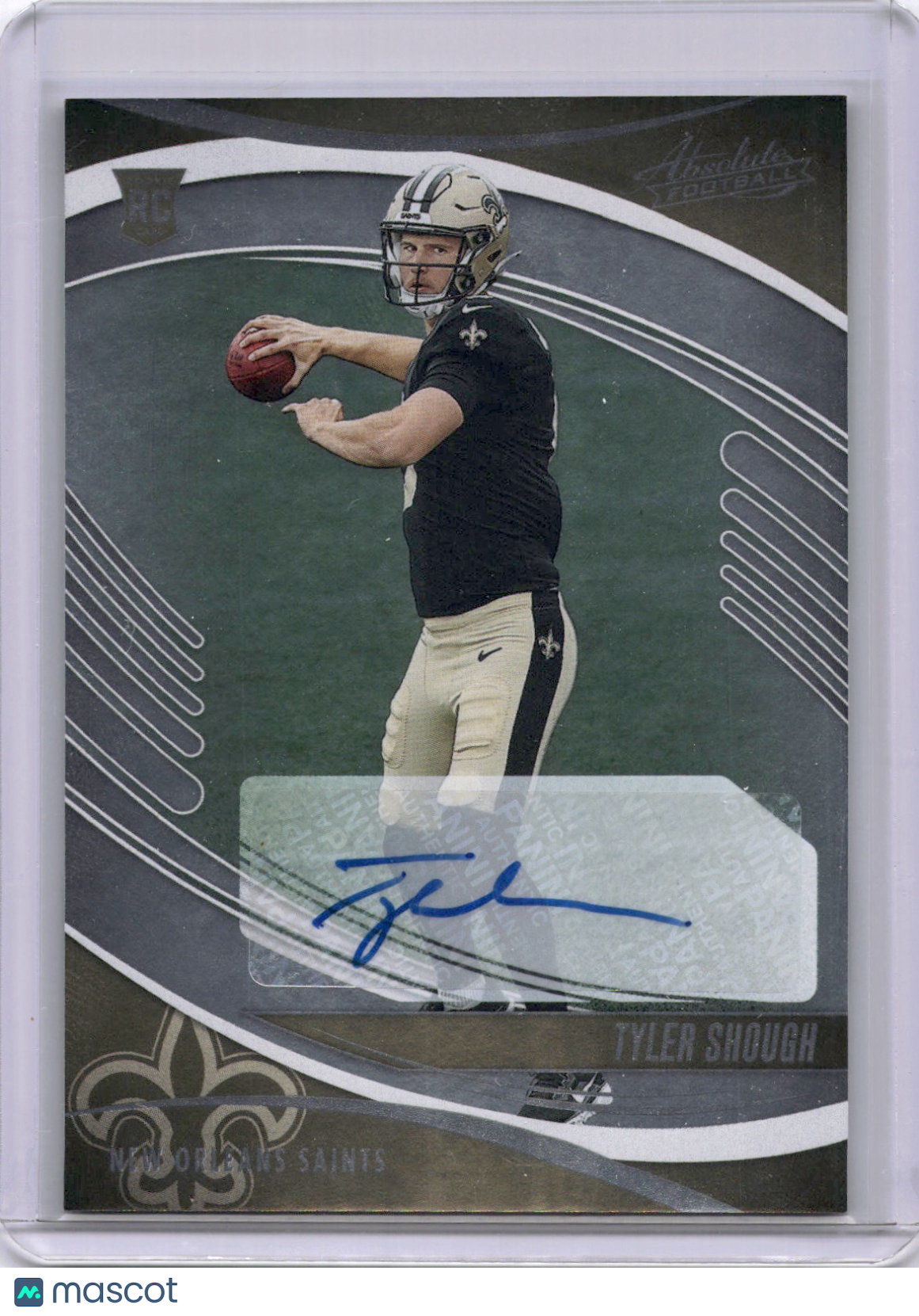 Tyler Shough 2025 Panini Absolute Rooki RC Auto Saints