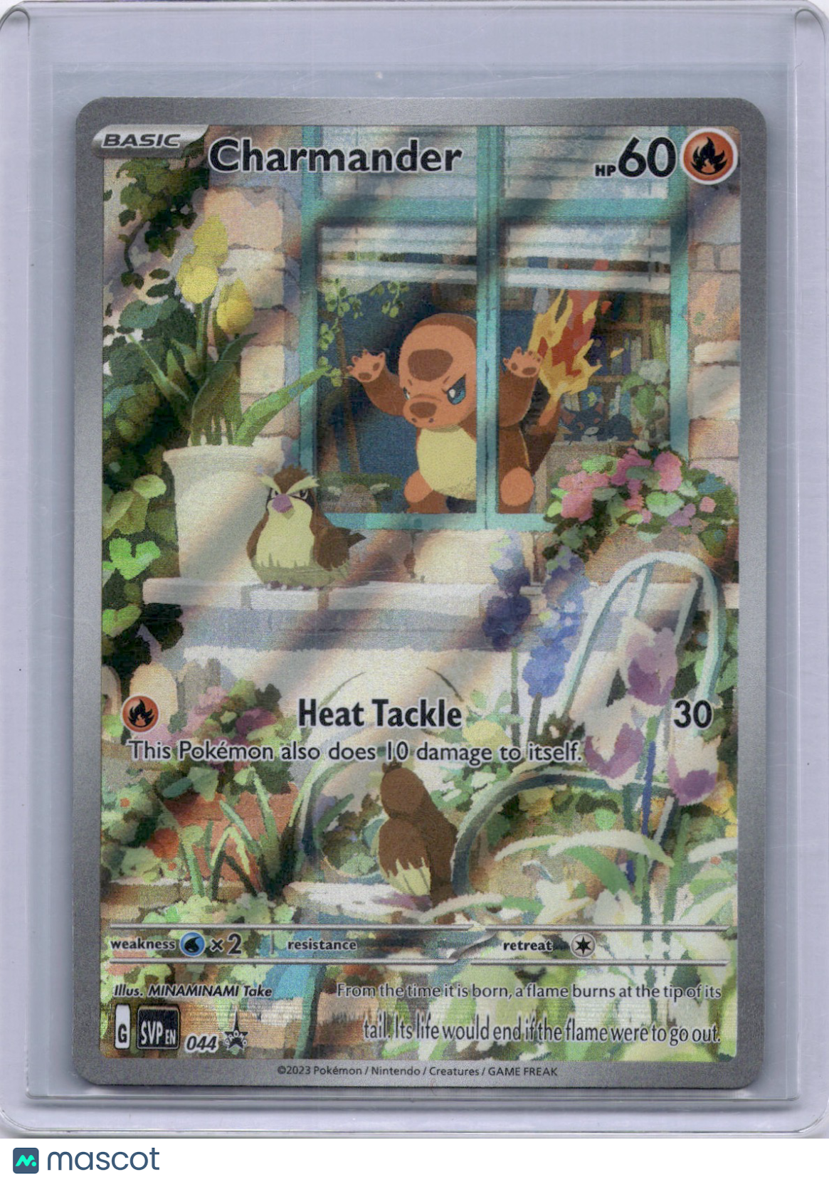 Charmander Scarlet & Violet Black Star Promo 044 Full Art Pokemon
