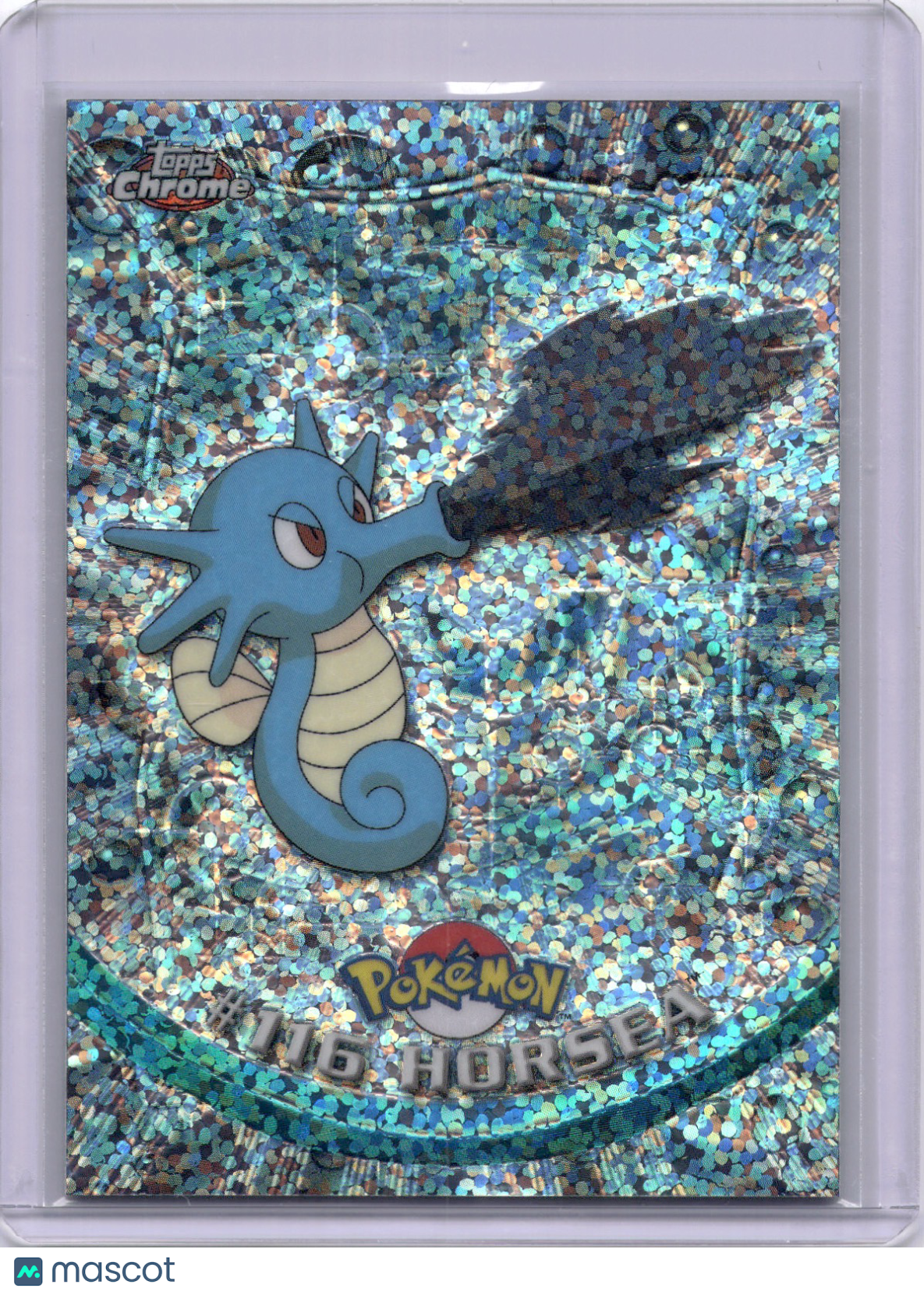 Horsea 2000 Pokemon Topps Chrome #116 Sparkle