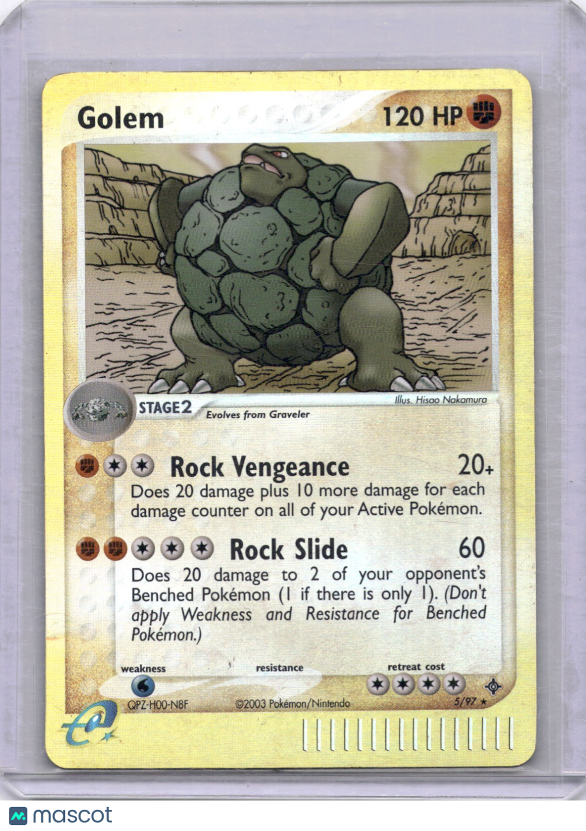 Golem Dragon Reverse Holo 5/97 Pokemon