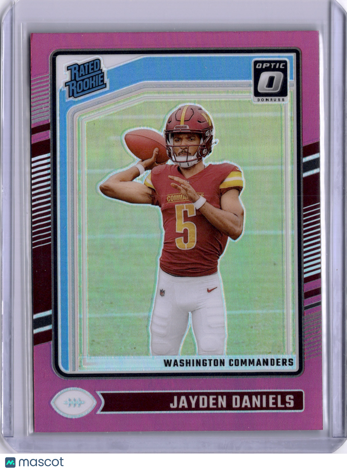 Jayden Daniels 2024 Panini Donruss Optic Preview Rookie RC Commanders