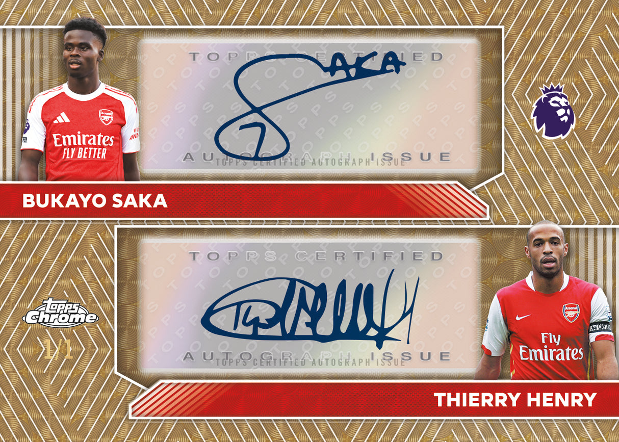 2026 Topps Chrome Premier League EPL Soccer Hobby Box