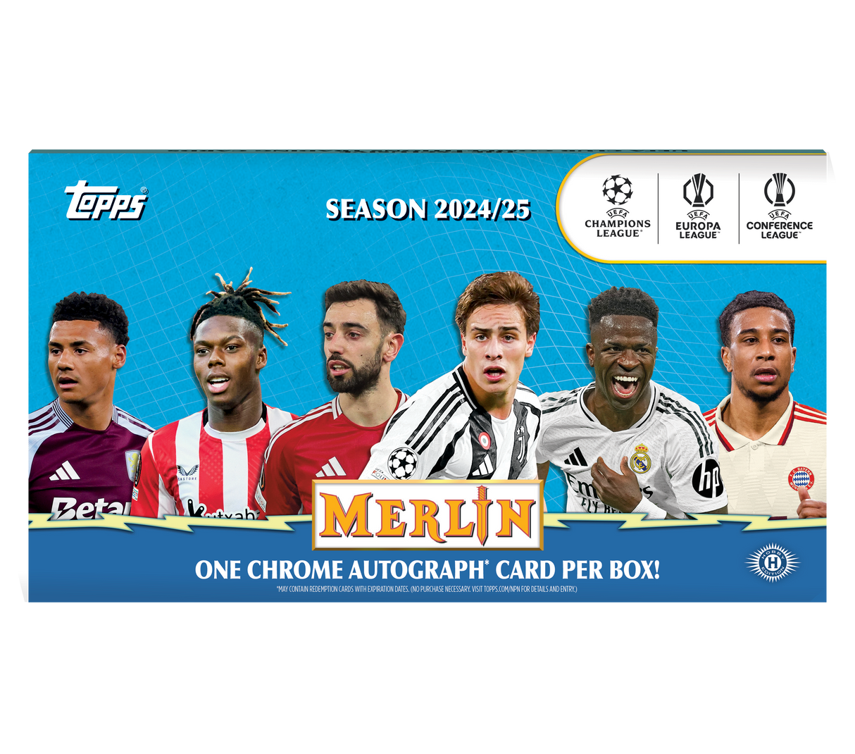 2024-25 Topps Merlin UEFA Club Competitions Hobby Box