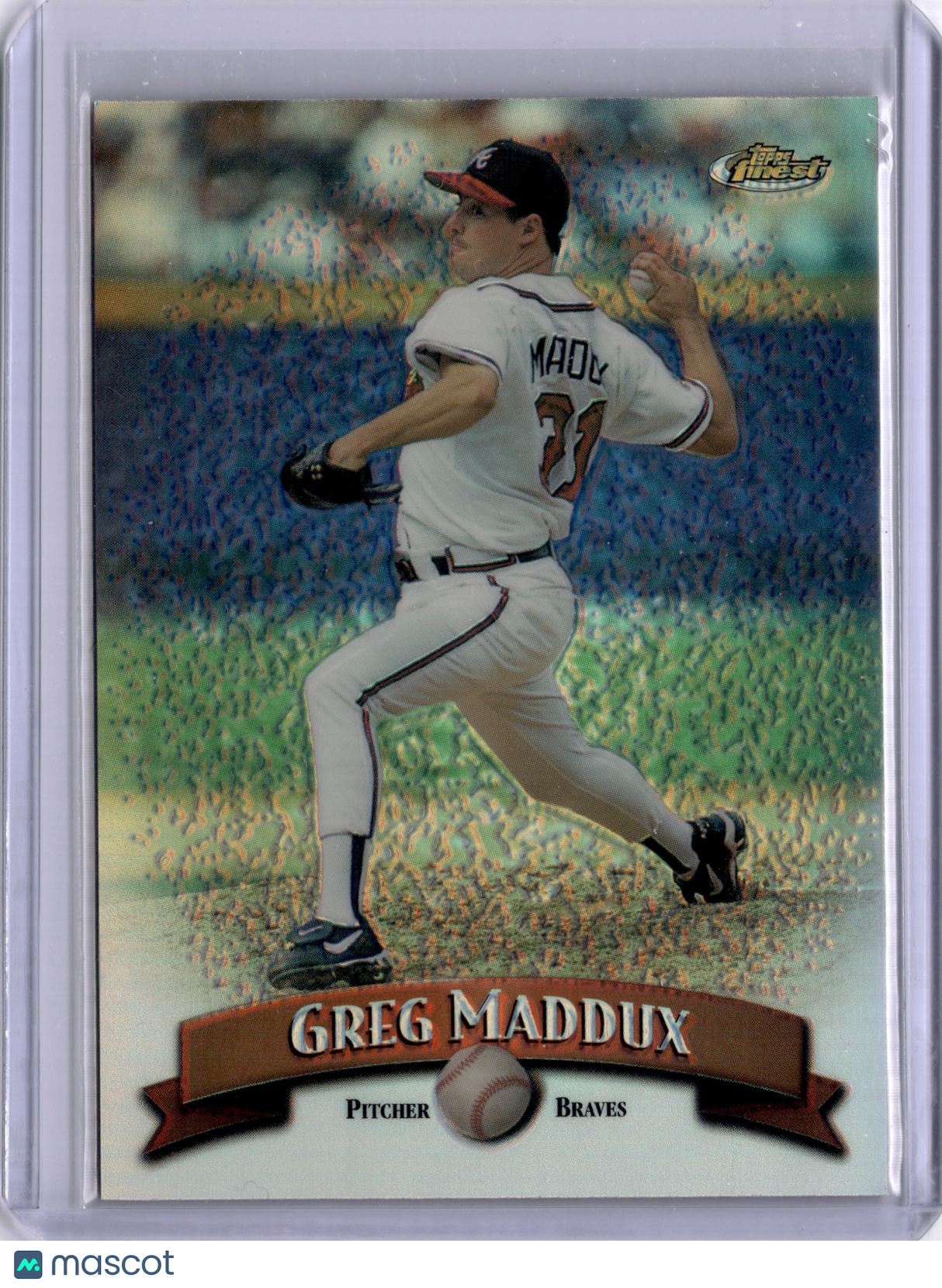 Greg Maddux 1998 Topps Finest Refractor Braves HOF
