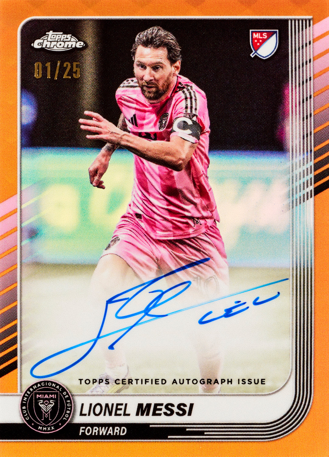 2025 Topps Chrome MLS Soccer Blaster Box
