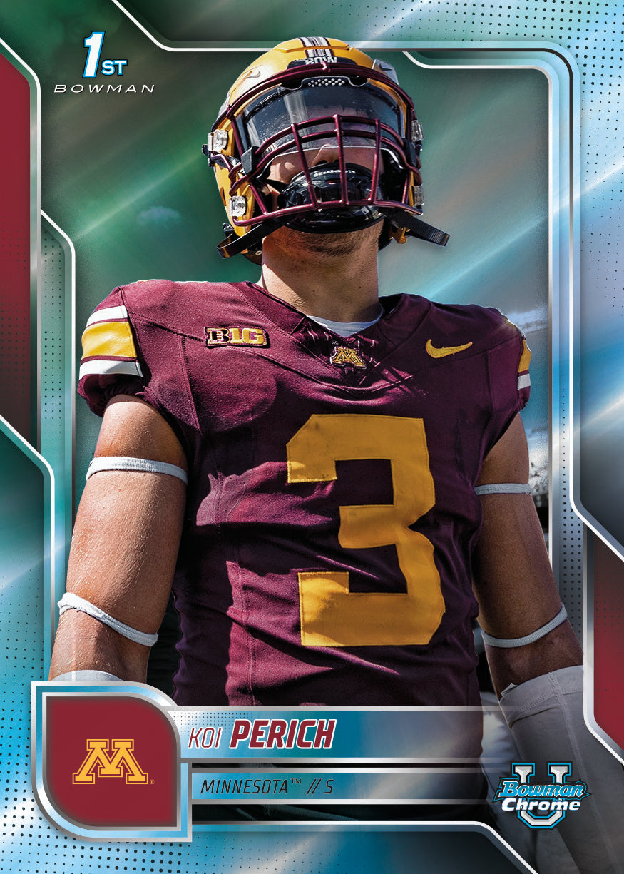 2025 Bowman Chrome University Football Blaster Box