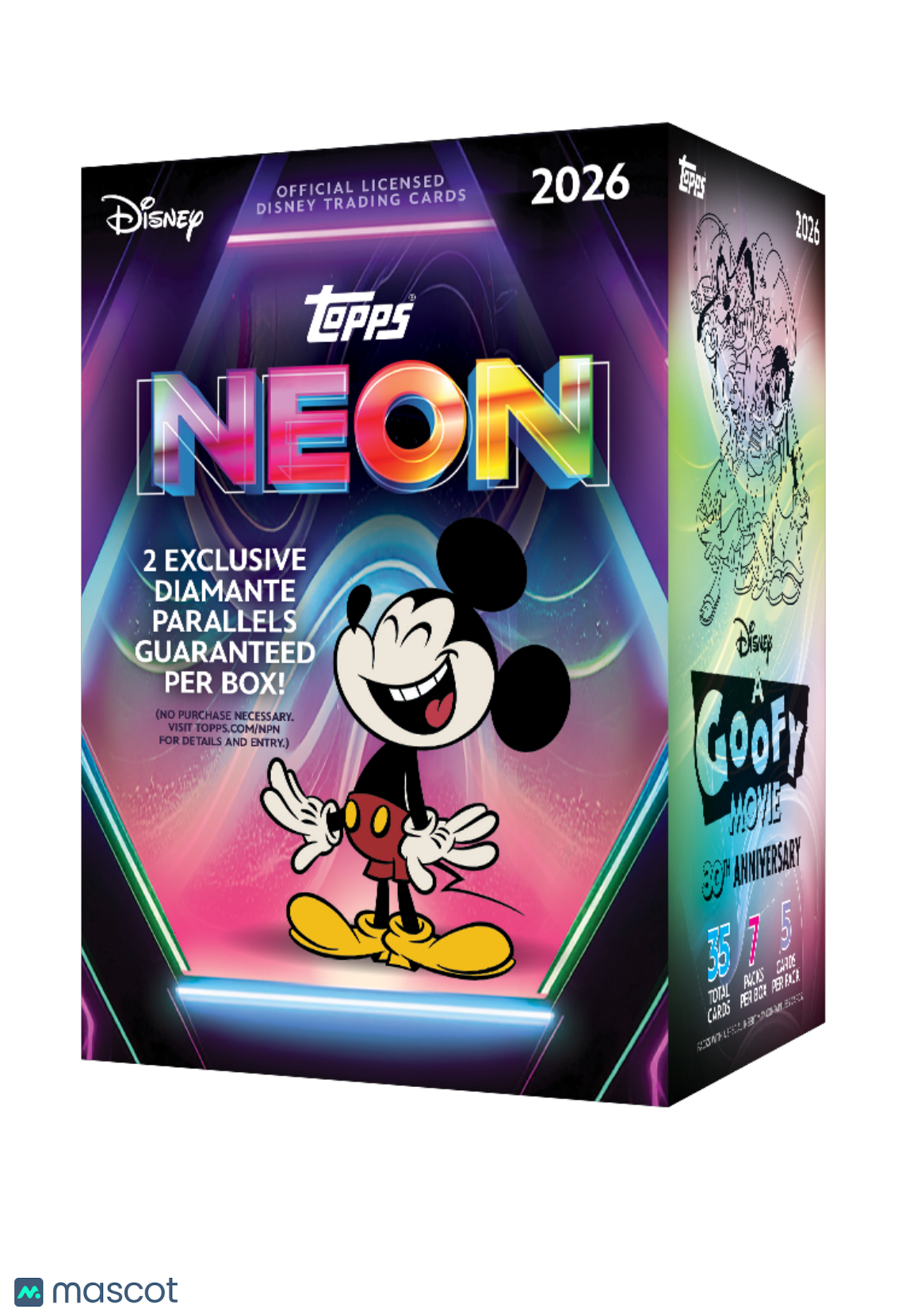2026 Topps Disney Neon Value Blaster Box