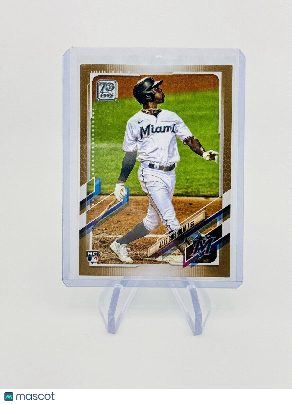 Jazz Chisholm Jr 2021 Topps Series 2 Gold /2021 RC Marlins Yankees Rookie