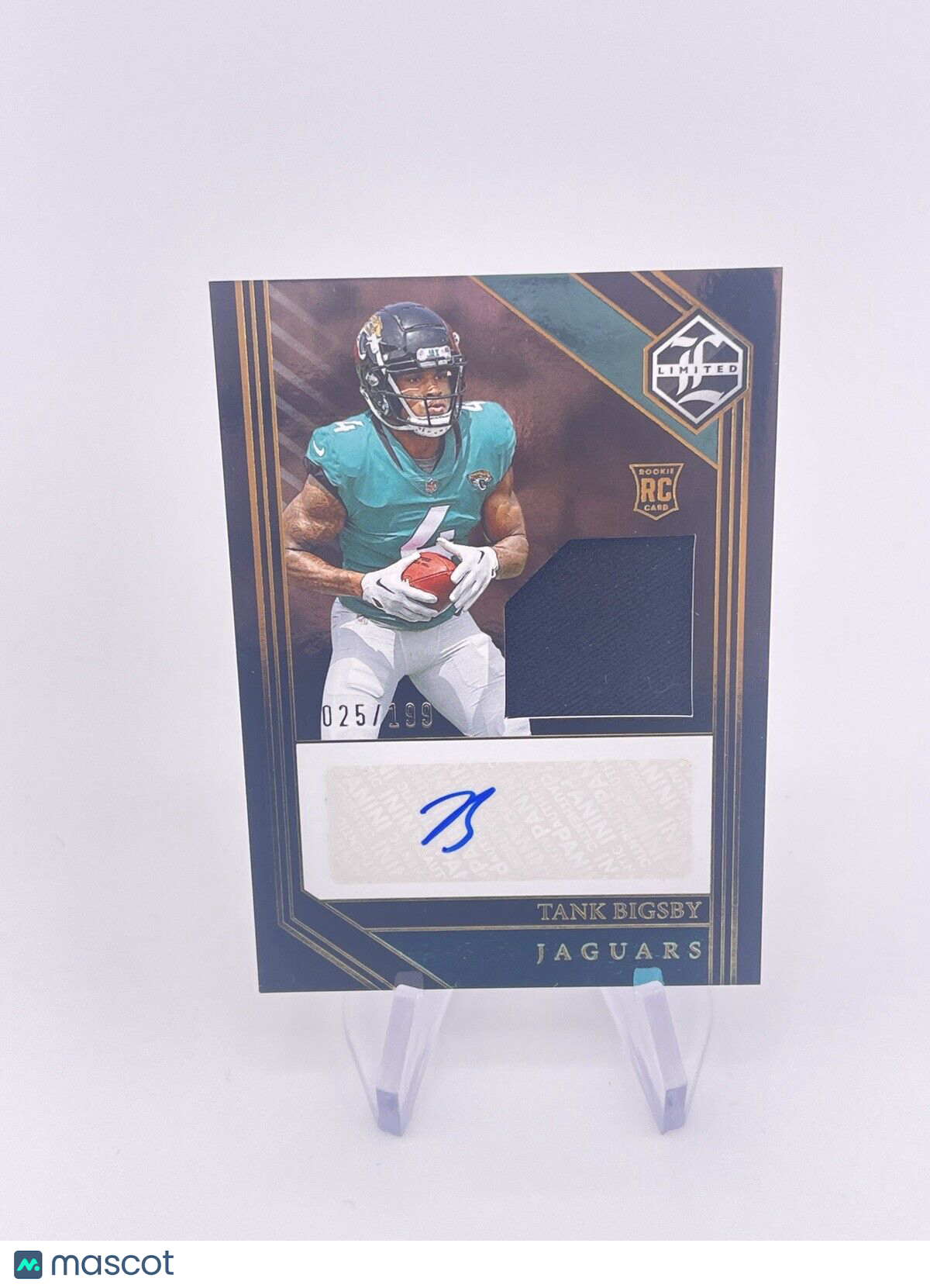 TANK BIGSBY 2023 LIMITED RPA /199 JERSEY PATCH AUTO AUTOGRAPH ROOKIE RC Jaguars