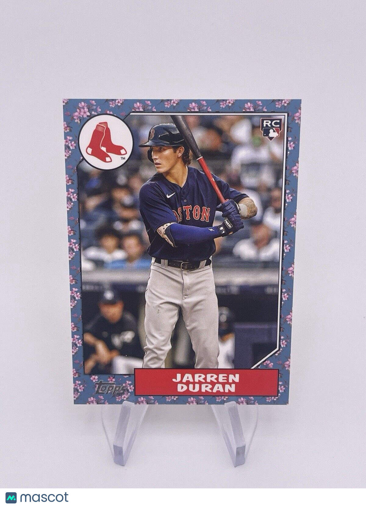 JARREN DURAN 2022 TOPPS ROOKIE RC JAPAN CHERRY TREE BLOSSOM Red Sox