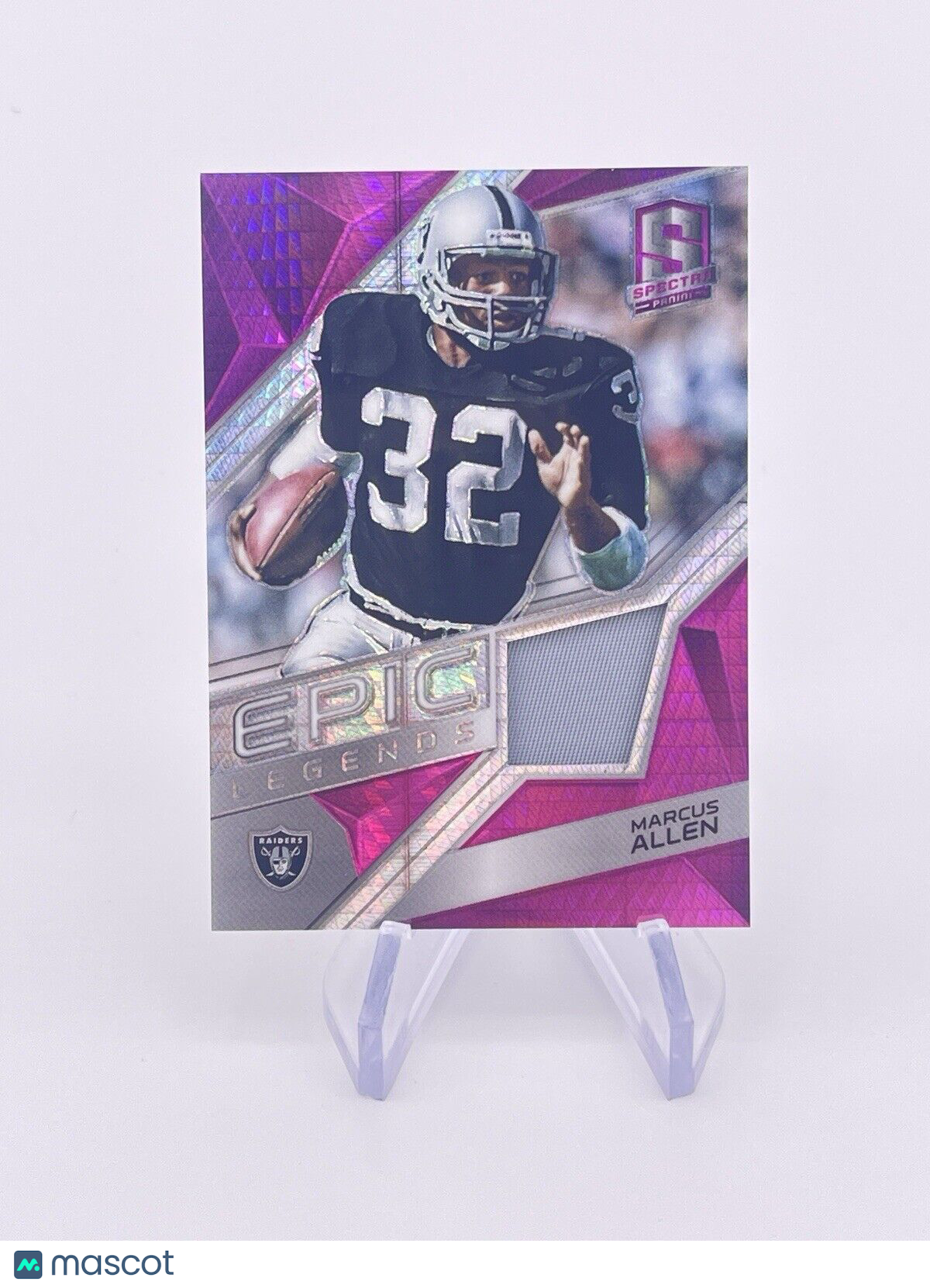 MARCUS ALLEN 2018 SPECTRA PINK PRIZM /15 Jersey Patch Raiders