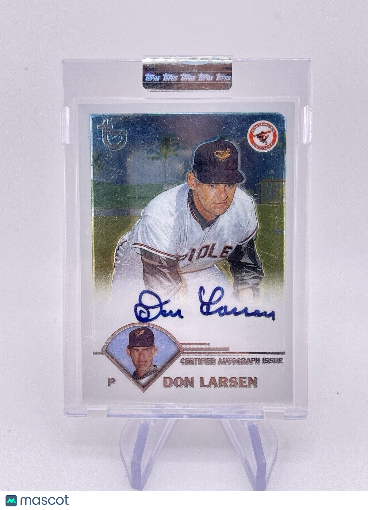 DON LARSEN 2003 TOPPS UNCIRCULATED AUTO AUTOGRAPH SIGNATURE AUTHENTIC Orioles