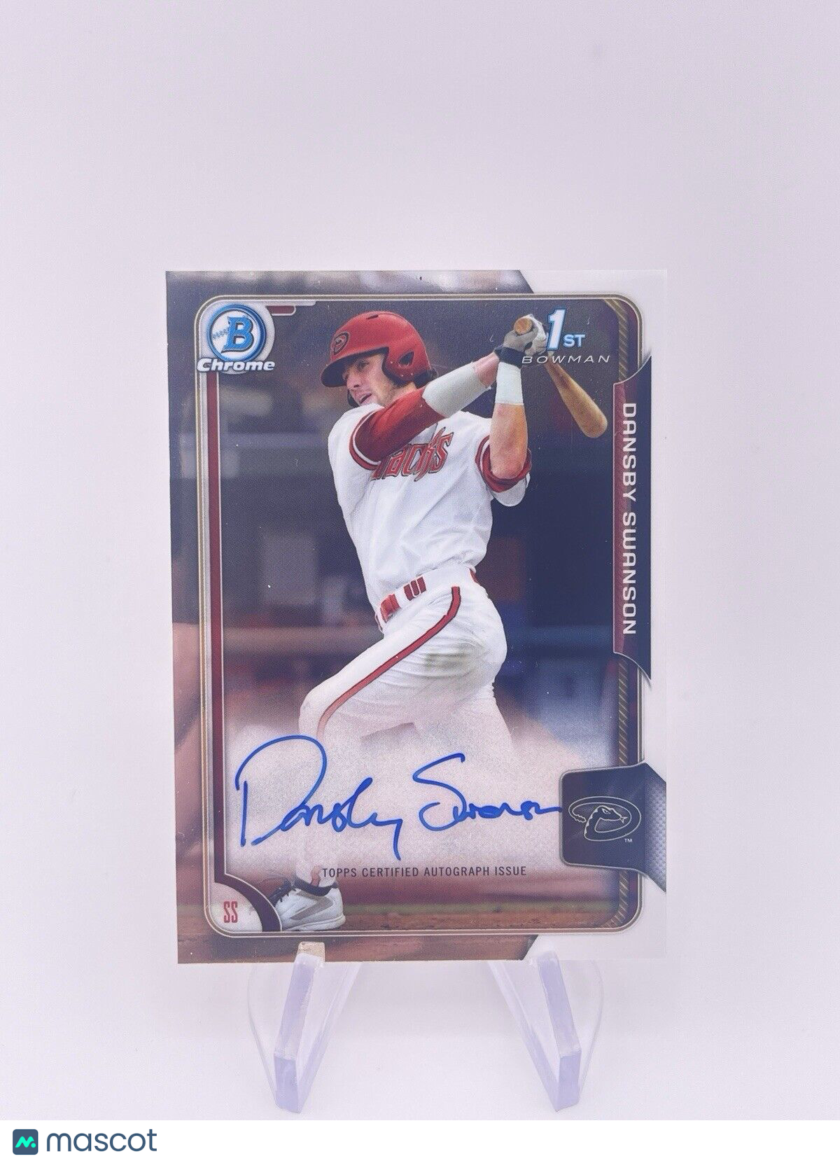 DANSBY SWANSON 2015 BOWMAN CHROME 1st Auto Autograph Signature DIAMONDBACKS Cubs