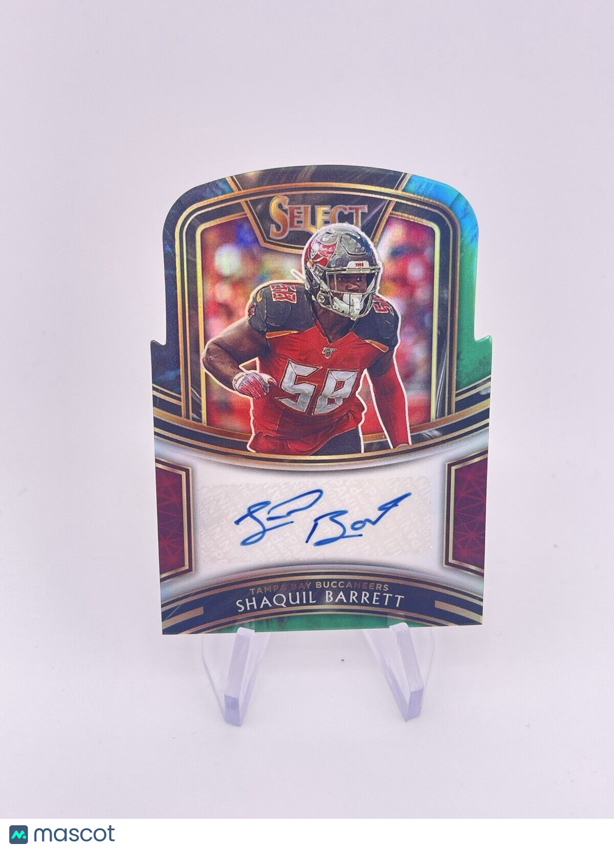 SHAQUIL BARRETT 2020 SELECT TIE DYE CUT /25 Auto Autograph SUPER BOWL CHAMP