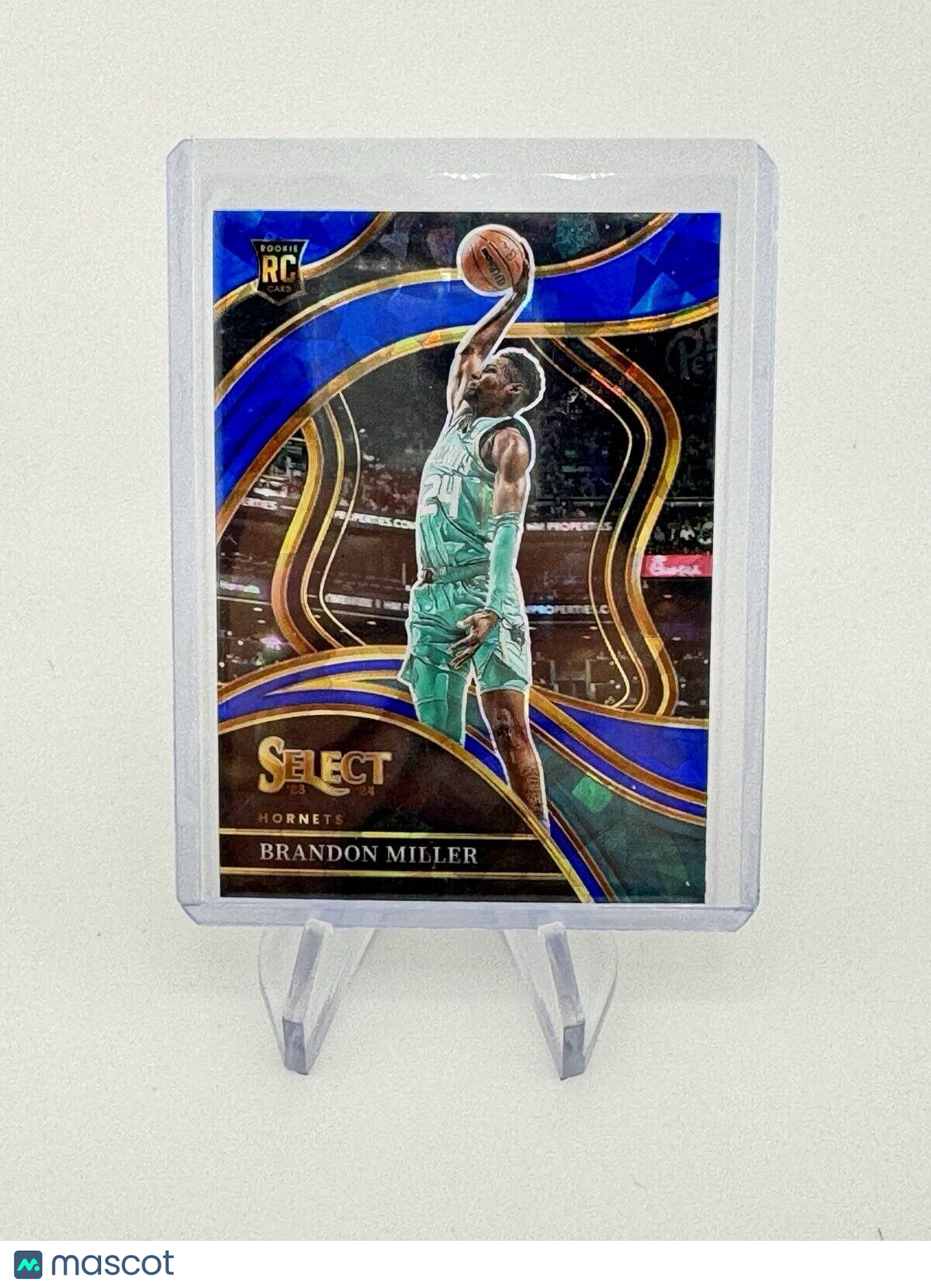 Brandon Miller 2023-24 Select Courtside Blue Cracked Ice Prizm Rookie RC #286