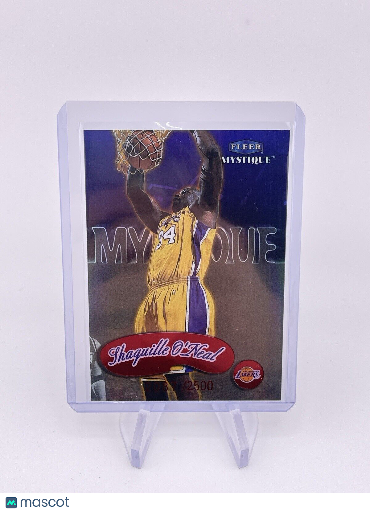SHAQUILLE O’NEAL 2000 FLEER SKYBOX /2500 Lakers NBA CHAMP MYSTIQUE