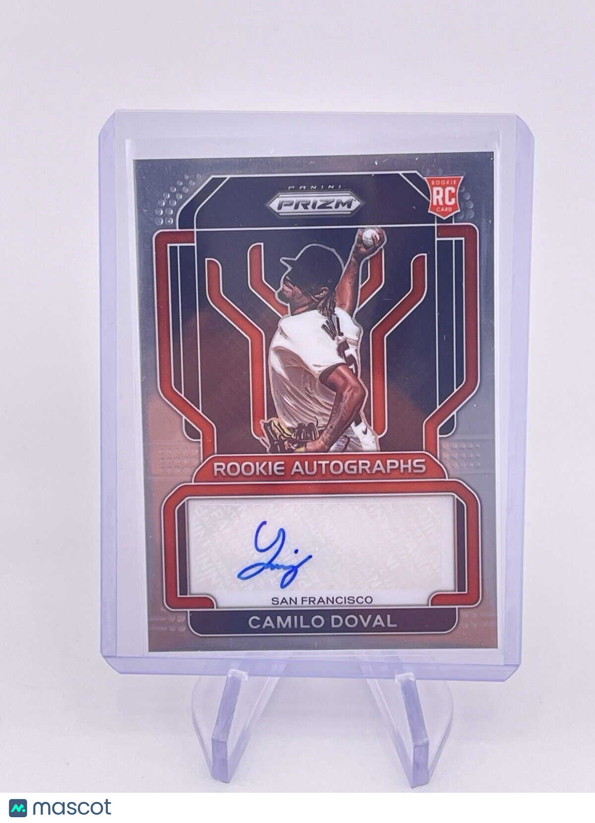 CAMILO DOVAL 2022 PRIZM ROOKIE RC AUTO AUTOGRAPH GIANTS