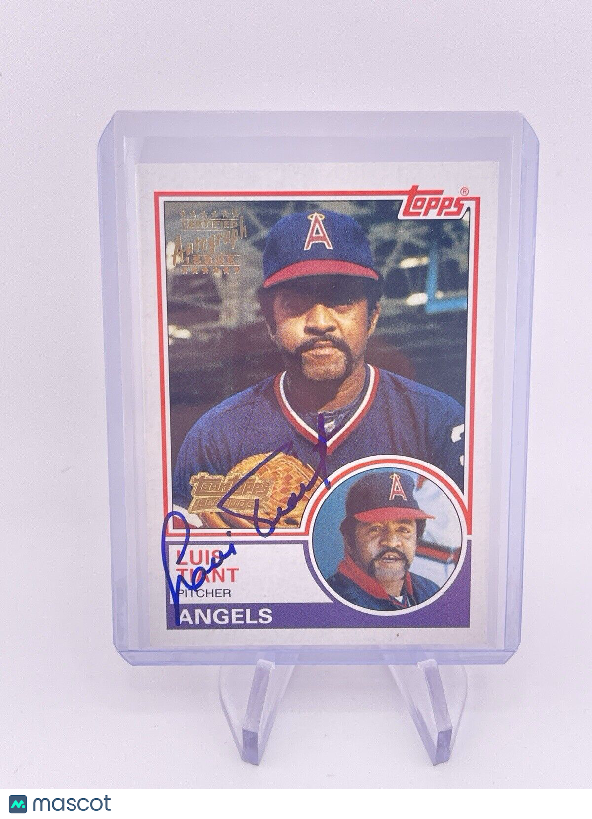 Luis Tiant 2001 Topps 1983 Auto Autograph Signature Angels