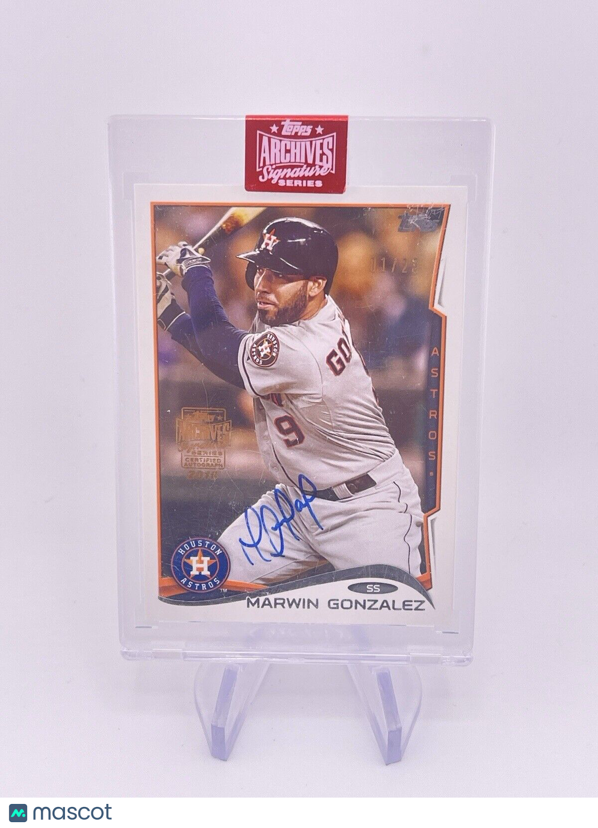 MARWIN GONZALEZ 2014 Topps ARCHIVES 01/23 Auto Autograph Signature