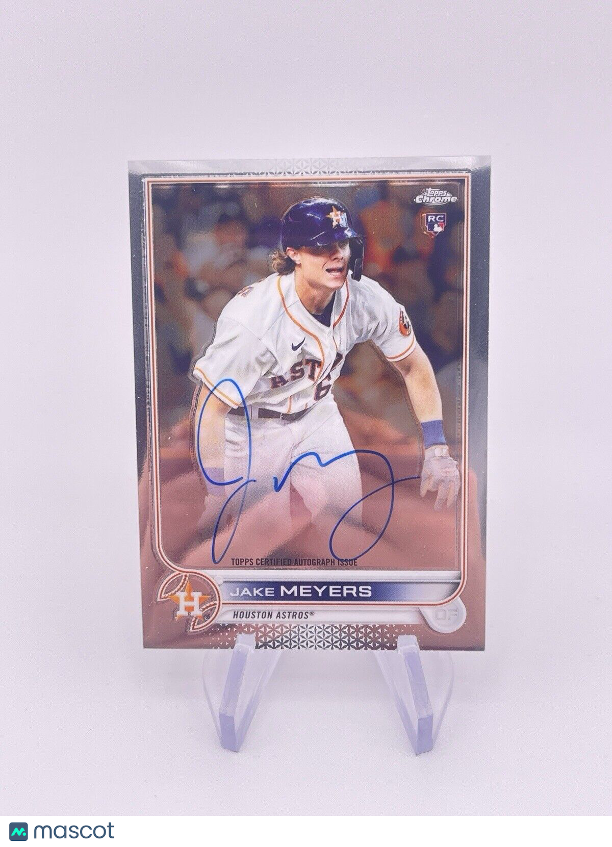 JAKE MEYERS 2022 TOPPS CHROME ROOKIE RC AUTO AUTOGRAPH