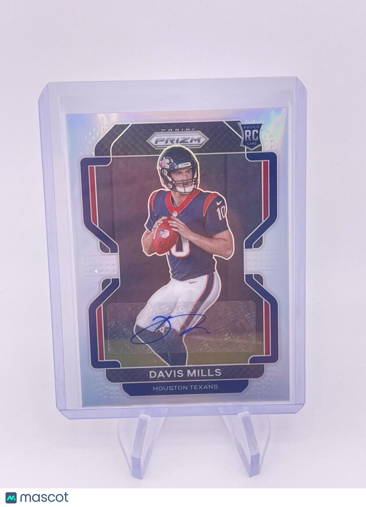 DAVIS MILLS 2021 PRIZM SILVER AUTO AUTOGRAPH Rookie RC