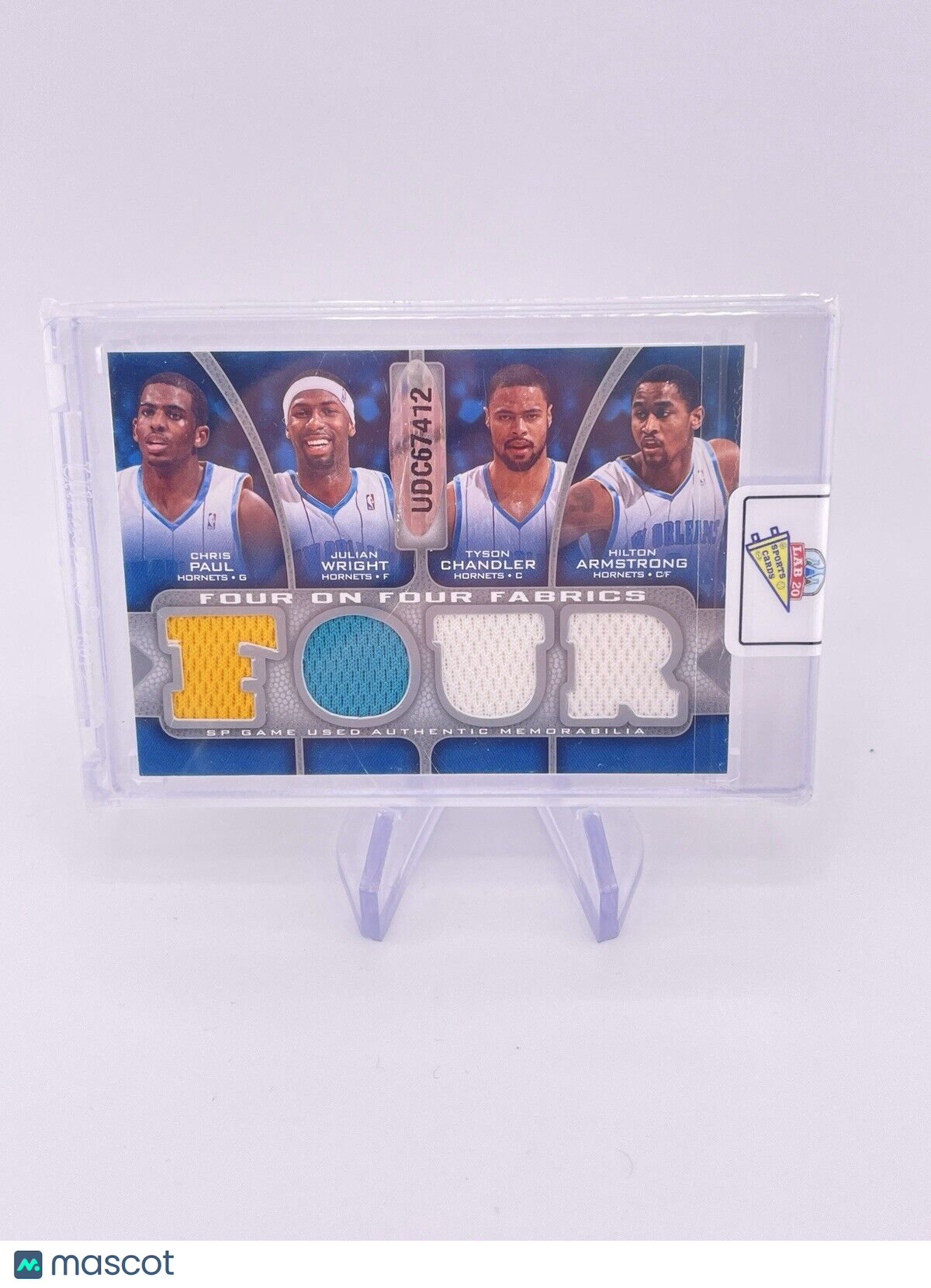 CHRIS PAUL MIKE CONLEY OJ MAYO GAME USED PATCH 2009 SP EDITION Jersey /99