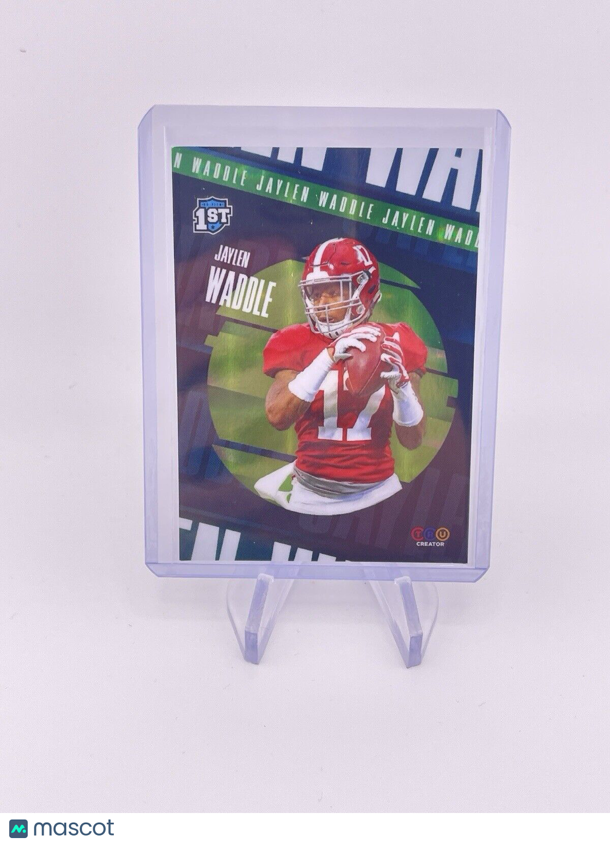 JAYLEN WADDLE 2021 TRUCREATOR INC 1/1 One Of One Rookie RC Alabama