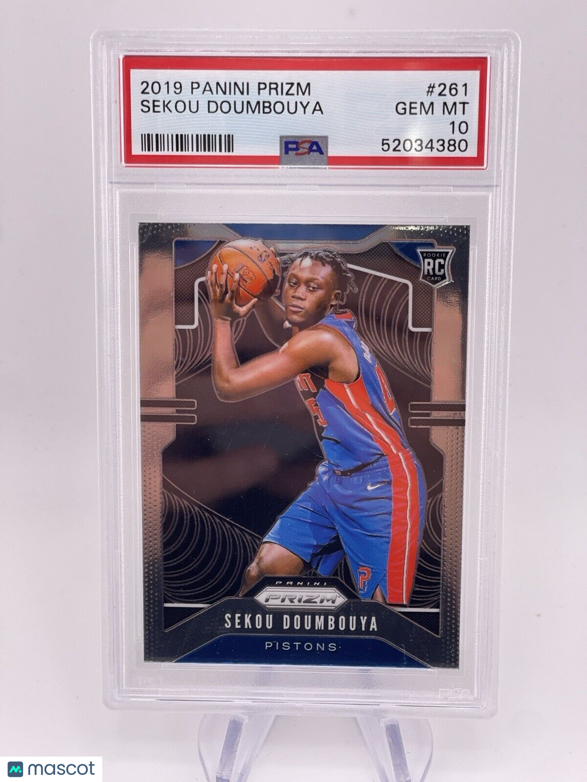 SEKOU DOUMBOUYA 2019 PRIZM ROOKIE RC PSA 10
