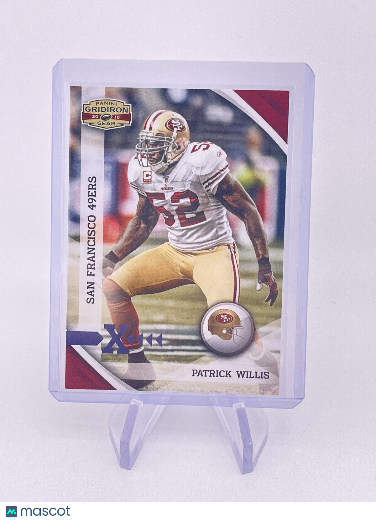 PATRICK WILLIS 2010 PANINI GRIDIRON GEAR 25/25 49ers