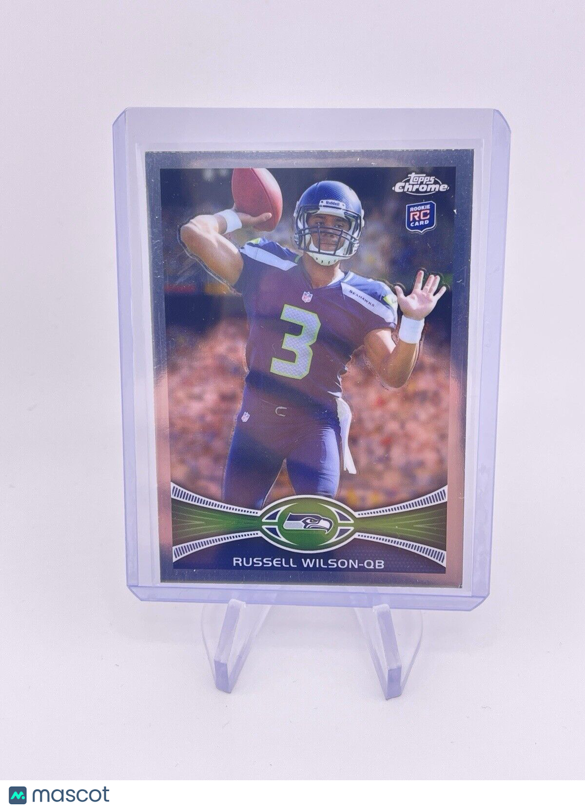 RUSSELL WILSON 2012 TOPPS CHROME ROOKIE RC STEELERS